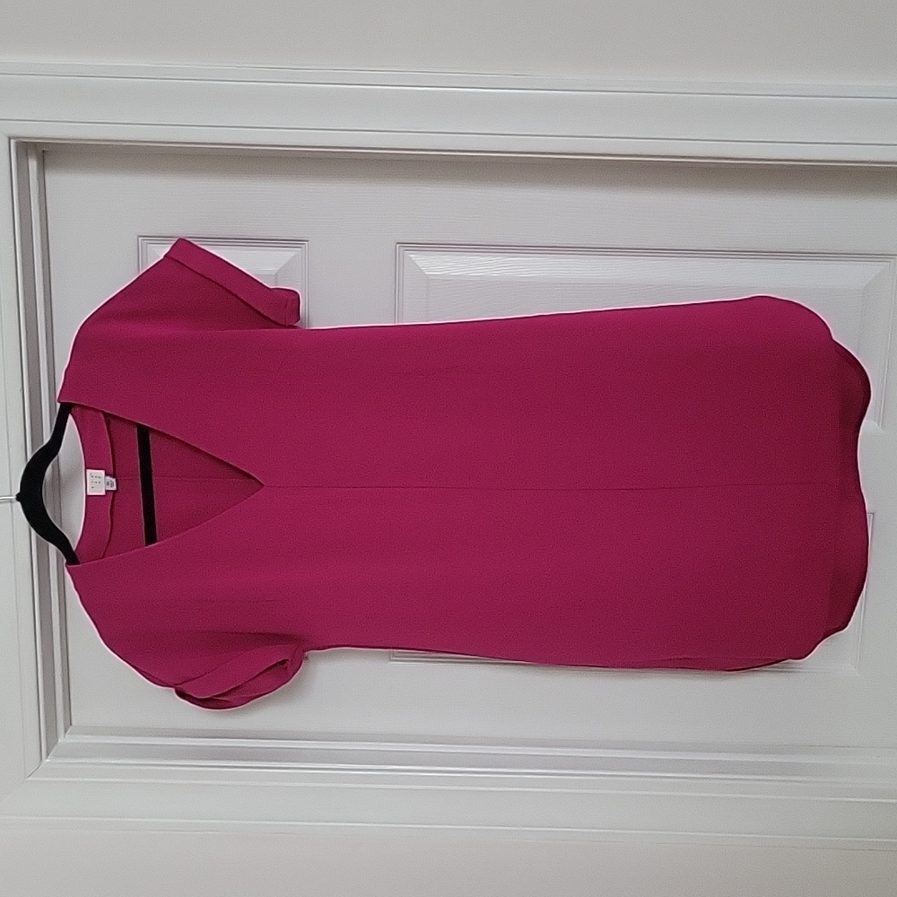 a.n.d. tm (a new day)women's dress mid length dress slight slit on sides